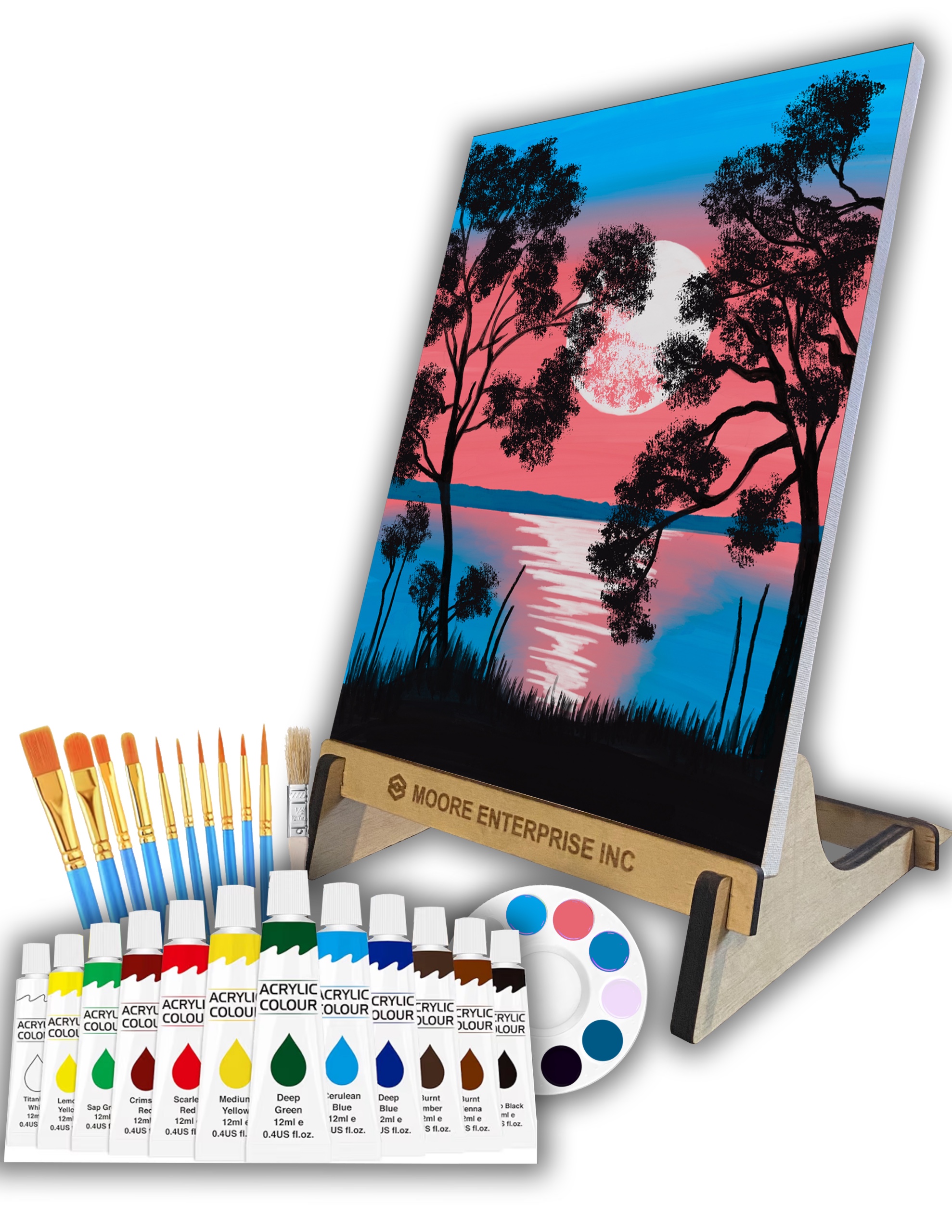 Deluxe Package - Moonlight Lake art set