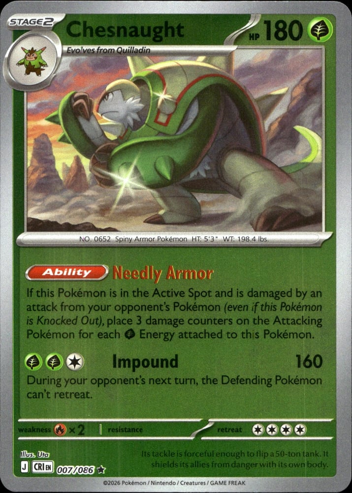 Chesnaught - ME04 7/86
