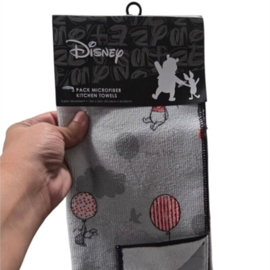 Disney Winnie the Pooh 3-Pack Microfiber Kitchen Towels