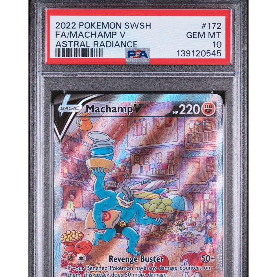 Psa 10 Machamp V Alt Art Graded Card