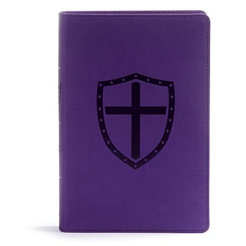 CSB Defend Your Faith Bible The Apologetics Bible for Kids, Plum LeatherTouch Imitation Leather
