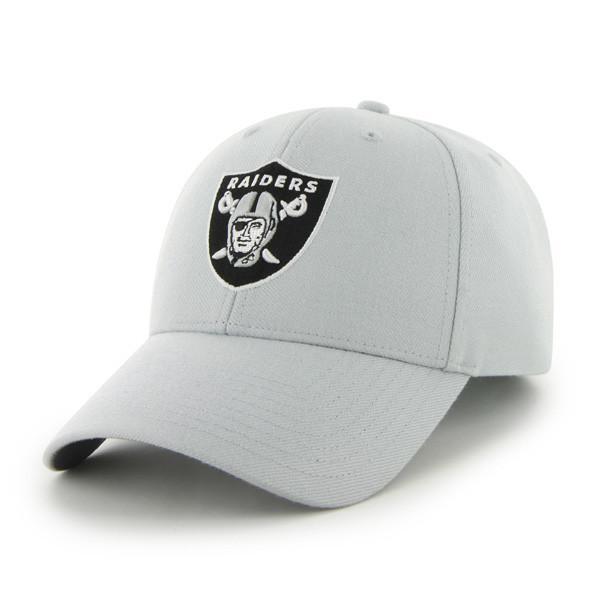 Las Vegas Raiders Grey '47Brand MVP Adjustable Hat