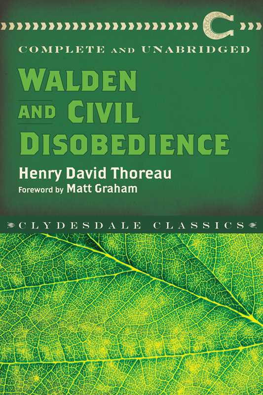 Walden and Civil Disobedience by Henry David Thoreau: Paperback; 384 pages, English