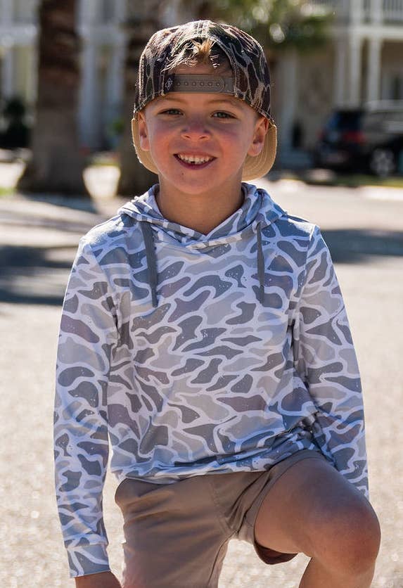White Camo Performance Hoodie