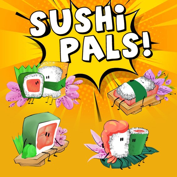 Sushi Pals Sticker Pack