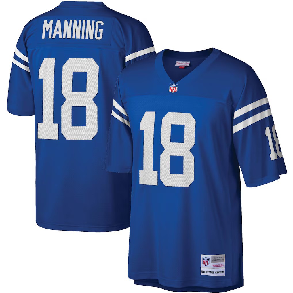 Indianapolis Colts Peyton Manning #18 Mitchell and Ness Jersey