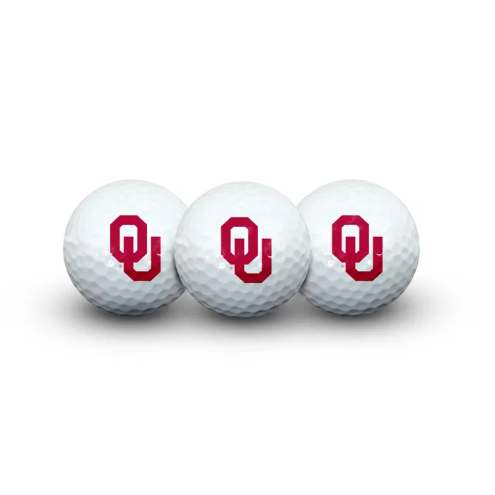 Oklahoma Sooners Golf Balls 3 Pack