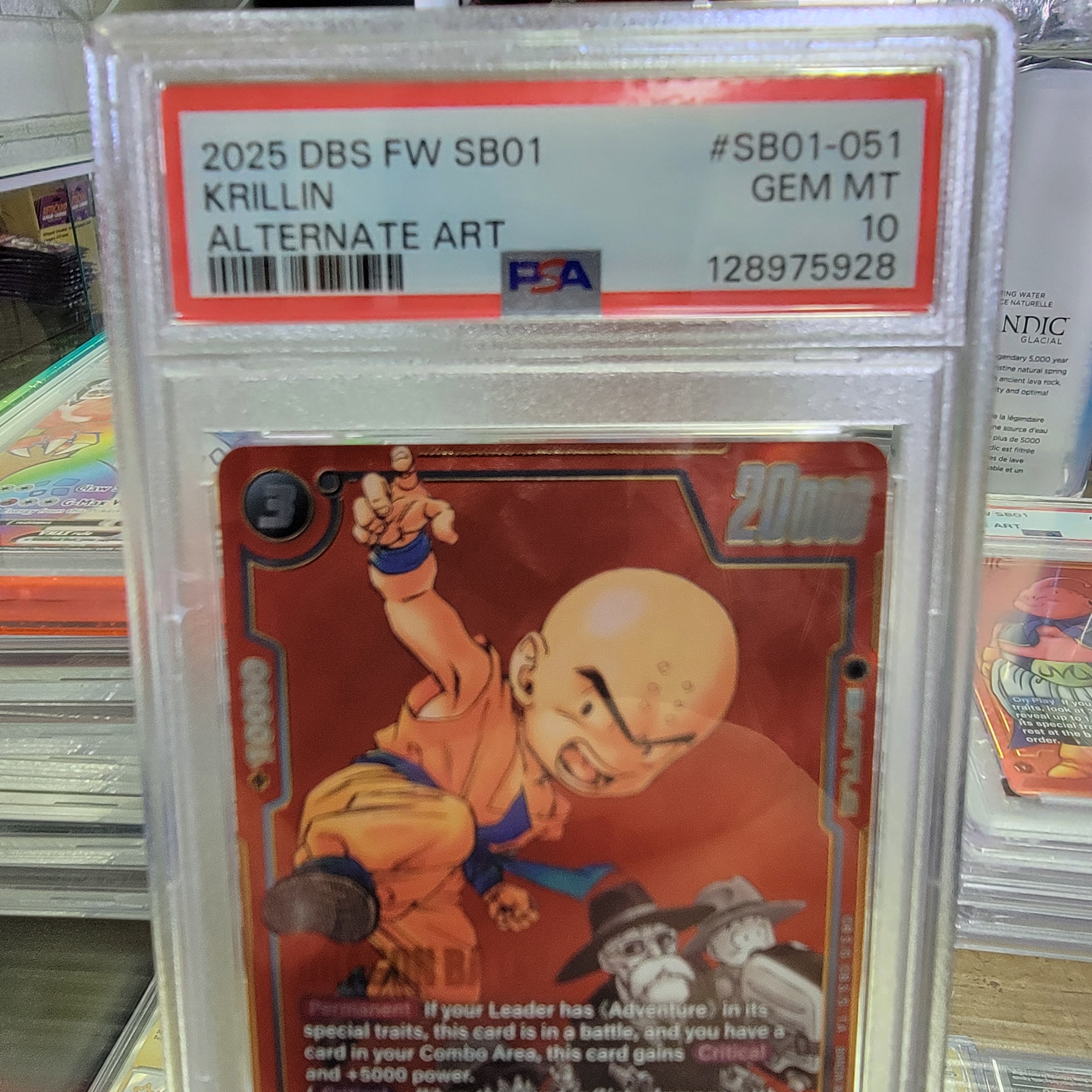 Psa 10 Krillin SB 01 Alt Art Graded Card