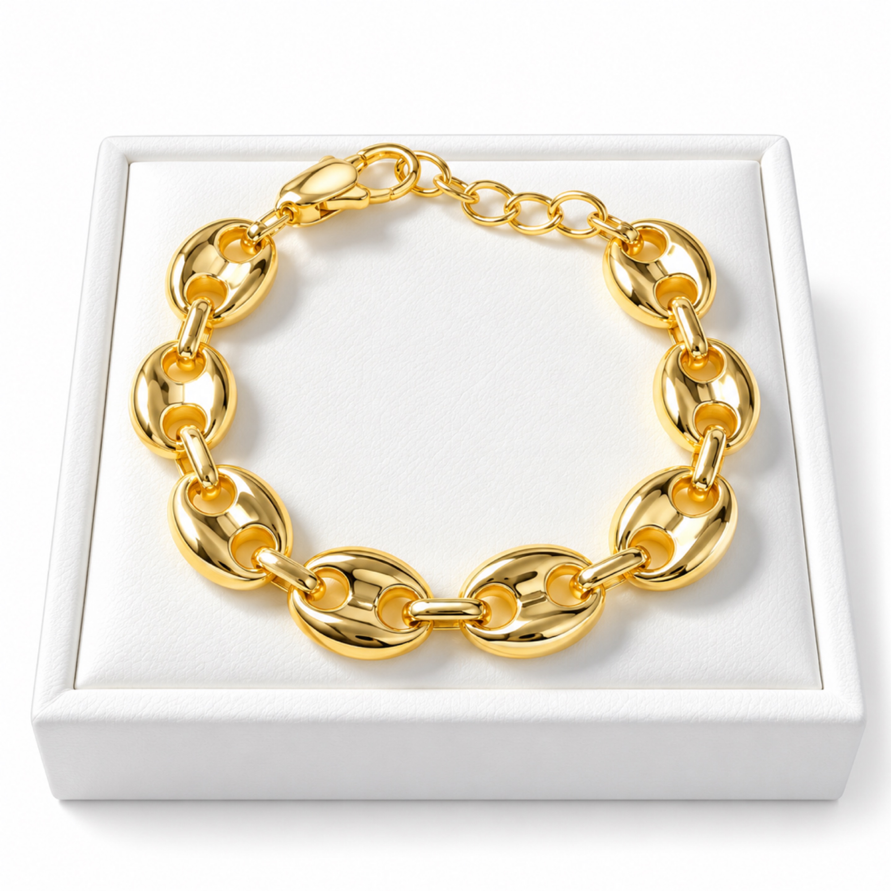 8” Puff Mariner Bracelet