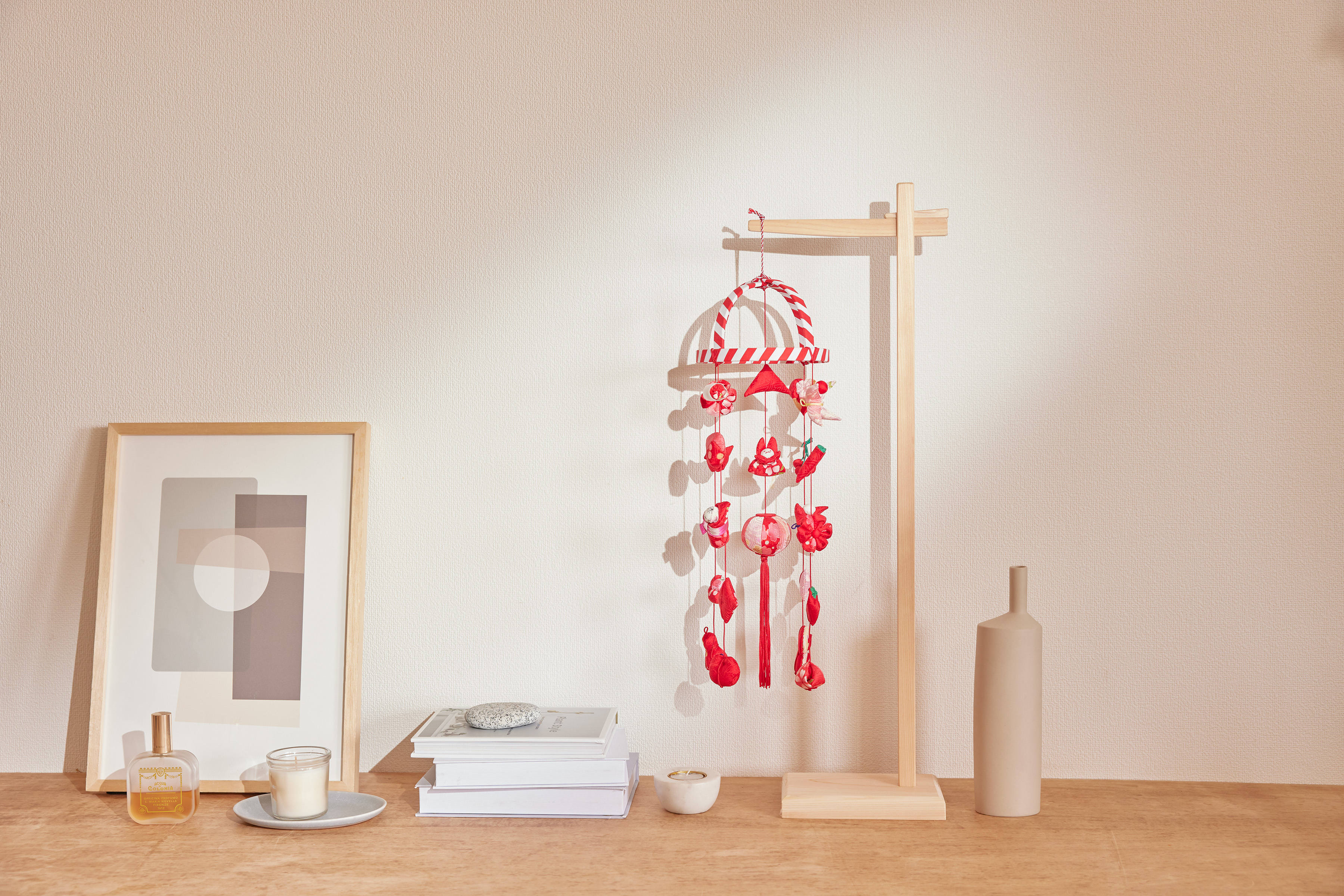 Hina Doll Hanging Decoration Flower B