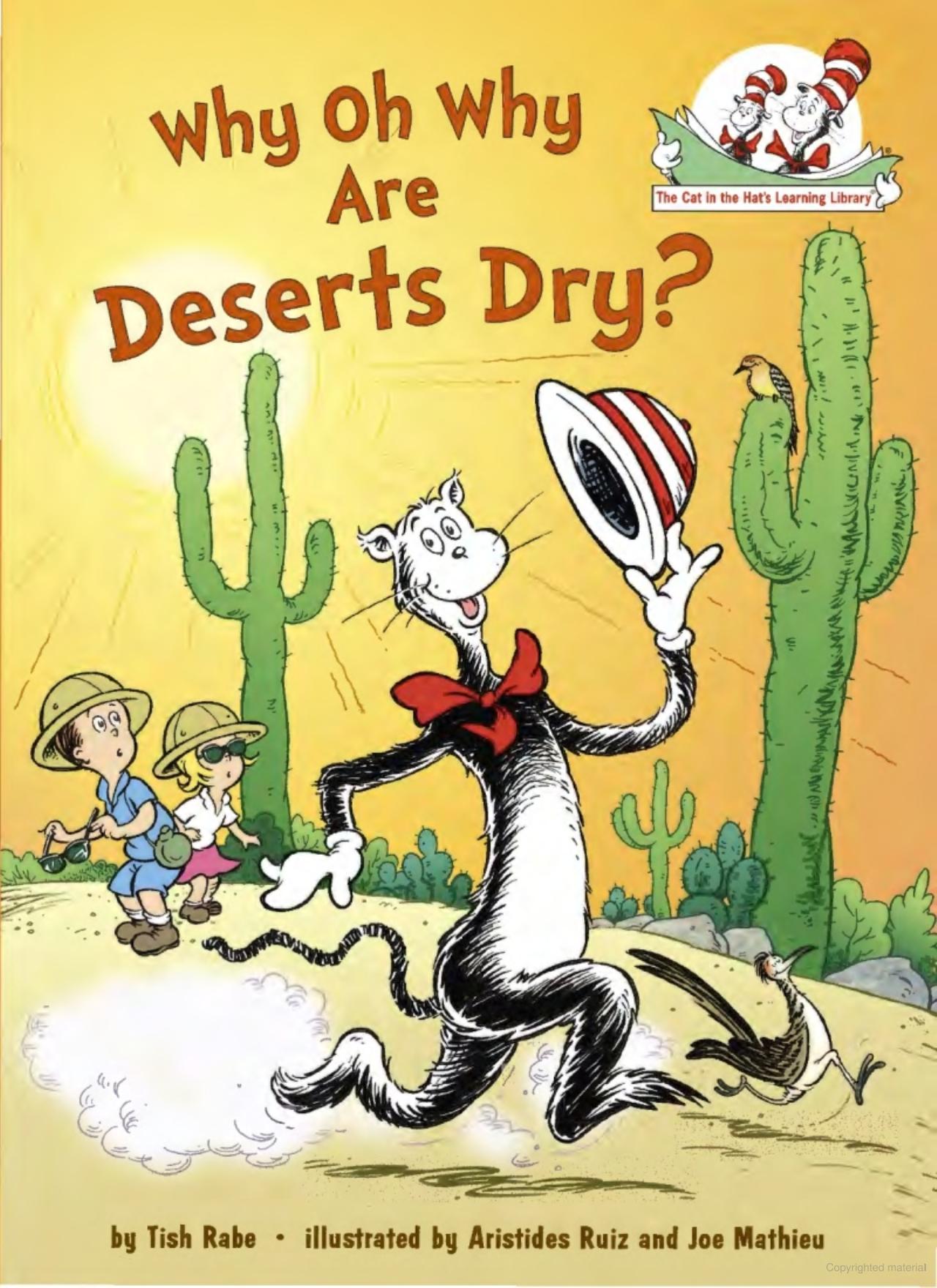 Cat in the Hat - Oh why are Deserts Dry ****  (children book)