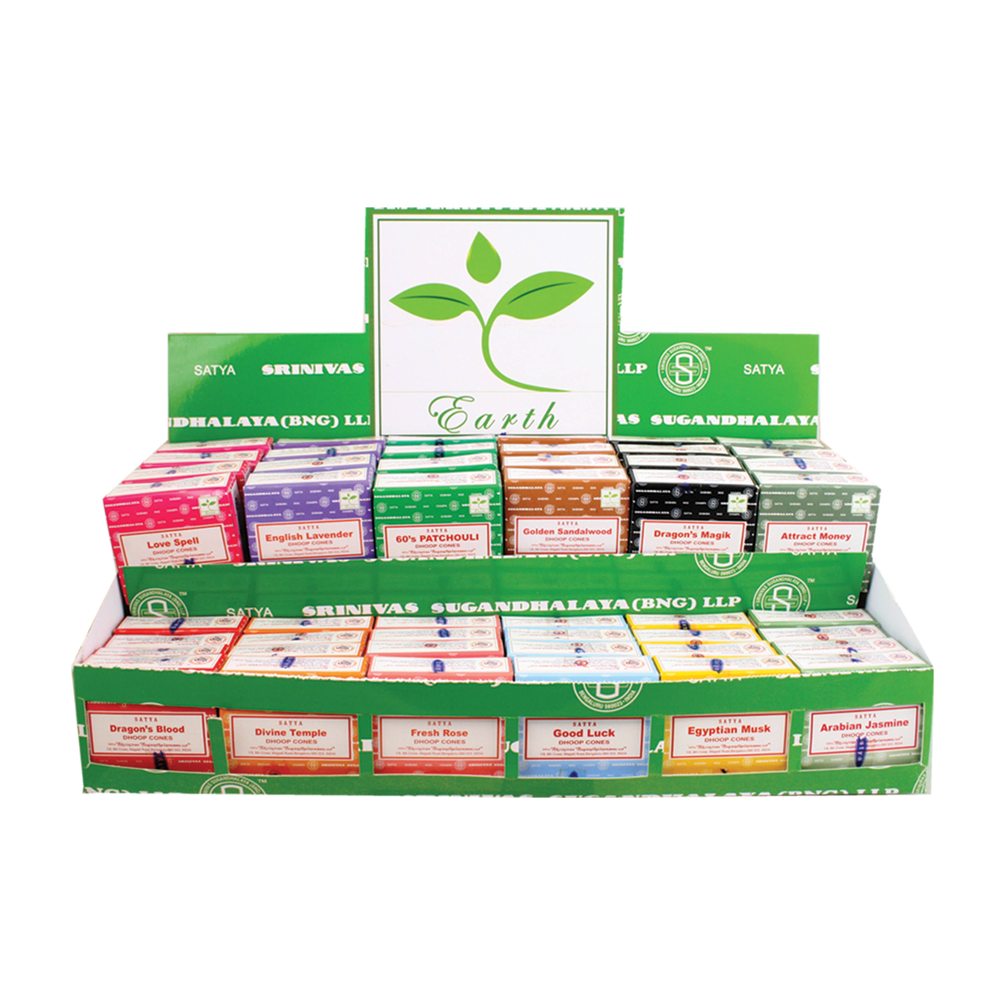 Satya - Nag Champa Cone Per Box All Scents
