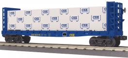 Rail King 3076648 CSX Flatcar O Scale