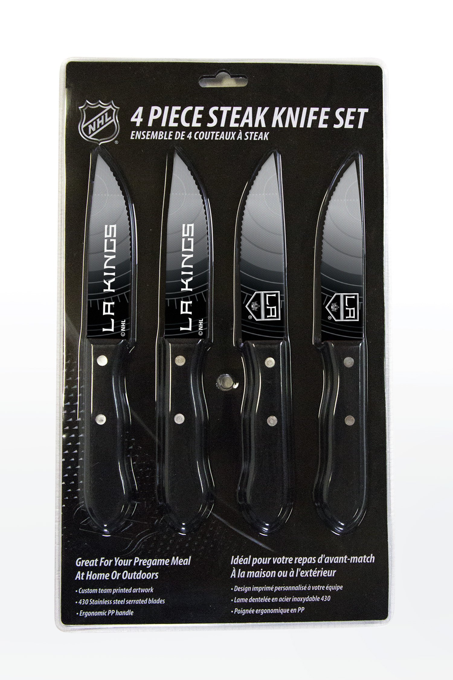 Los Angeles Kings Steak Knife 4 Pack Set