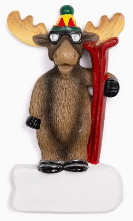 Ski Moose Magnet