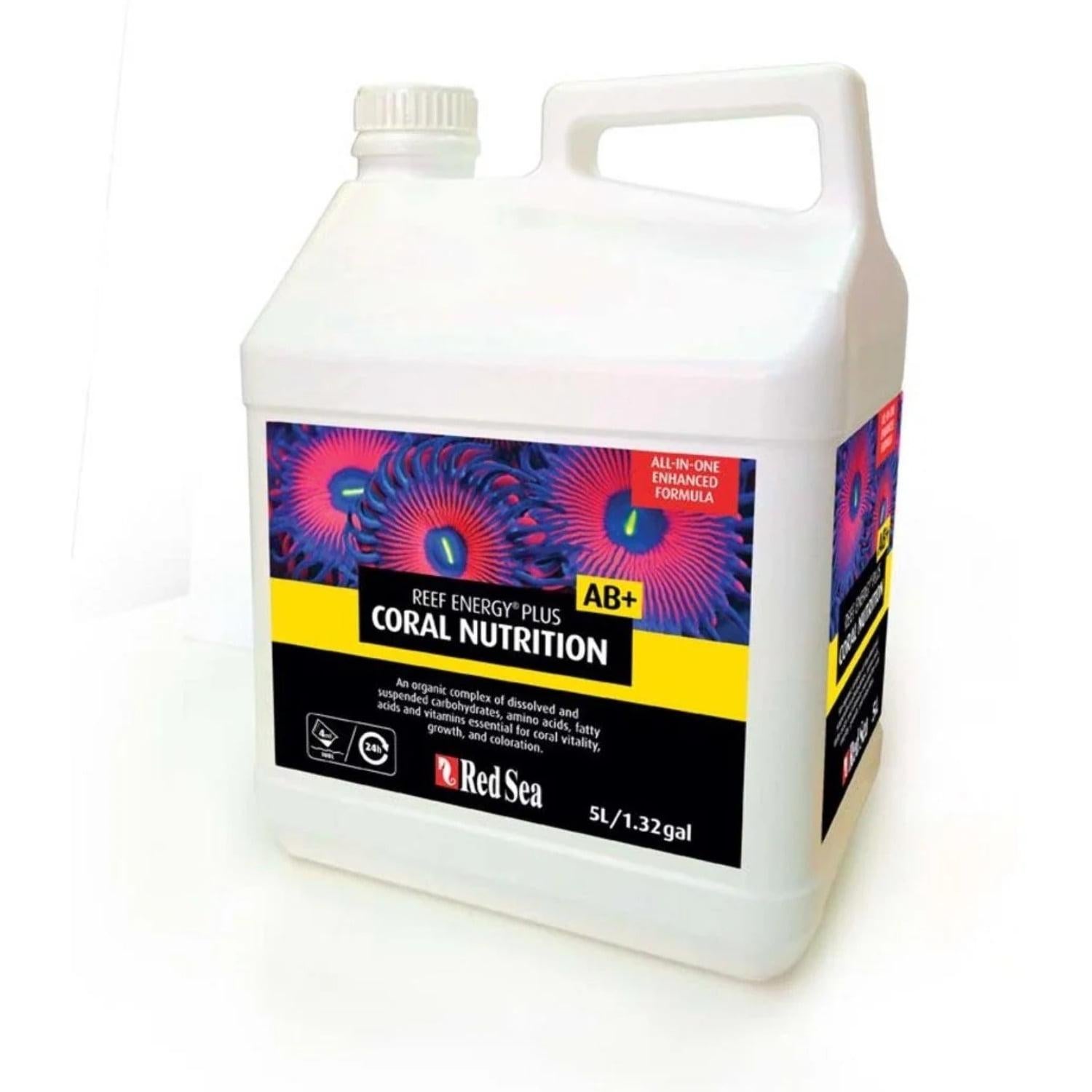Red Sea Reef Energy Plus Ab+ Coral Nutrition 5 Liter Jug