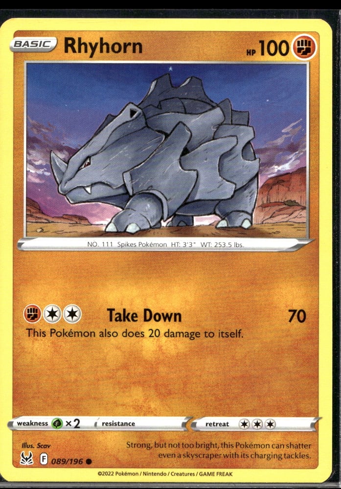 Rhyhorn - SWSH11 89/196