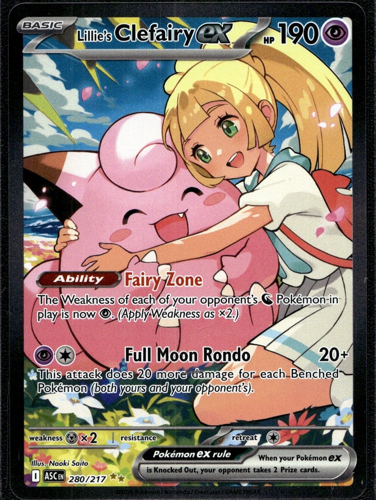 Lillie's Clefairy ex - ME02.5 280/217