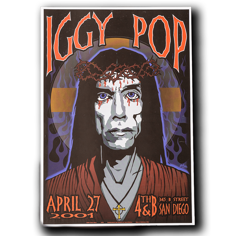 Iggy Pop -- San Diego, 2001 [Poster]