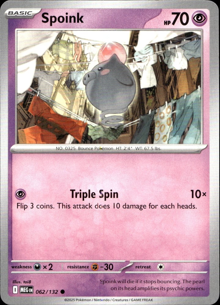 Spoink - ME01 62/132