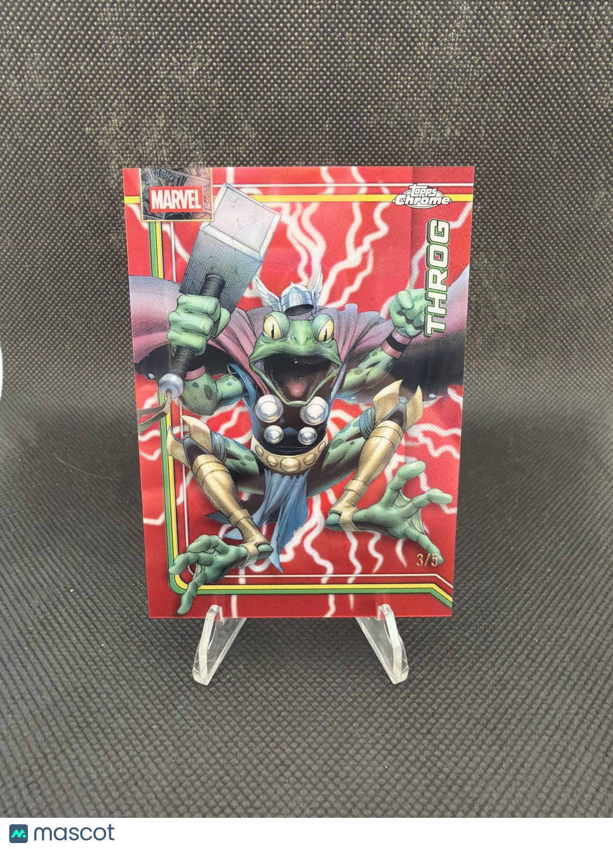2026 Topps Chrome Marvel Throg Red Refractor /5