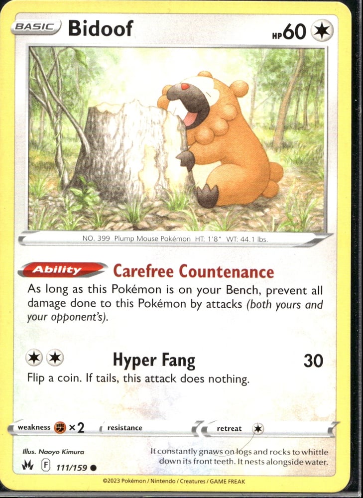 Bidoof - SWSH12.5 111/159