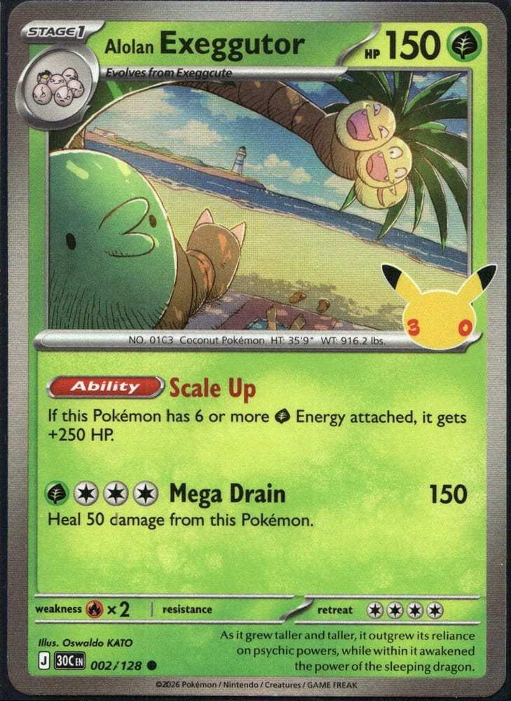 Alolan Exeggutor - 30TH 2/128