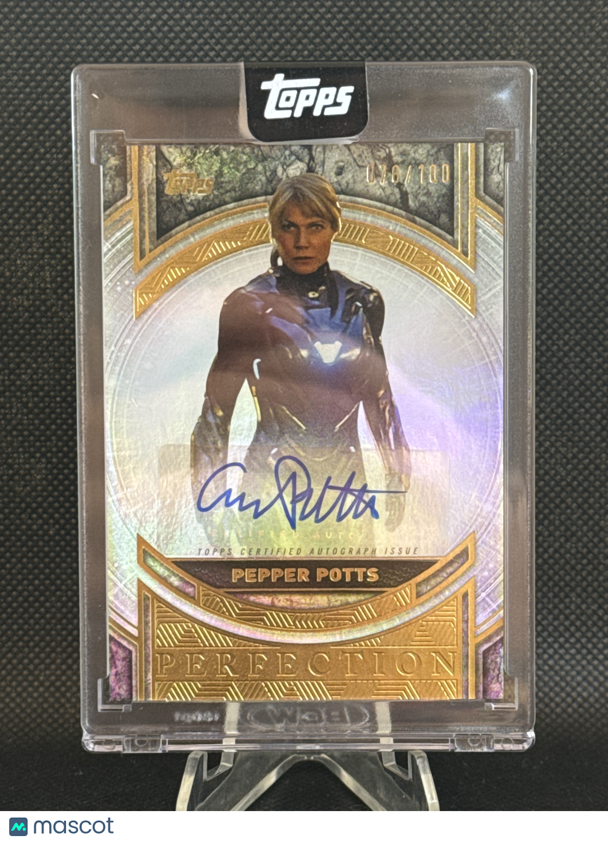 2025 Topps Marvel The Collector Gwyneth Paltrow as Pepper Potts Auto /100