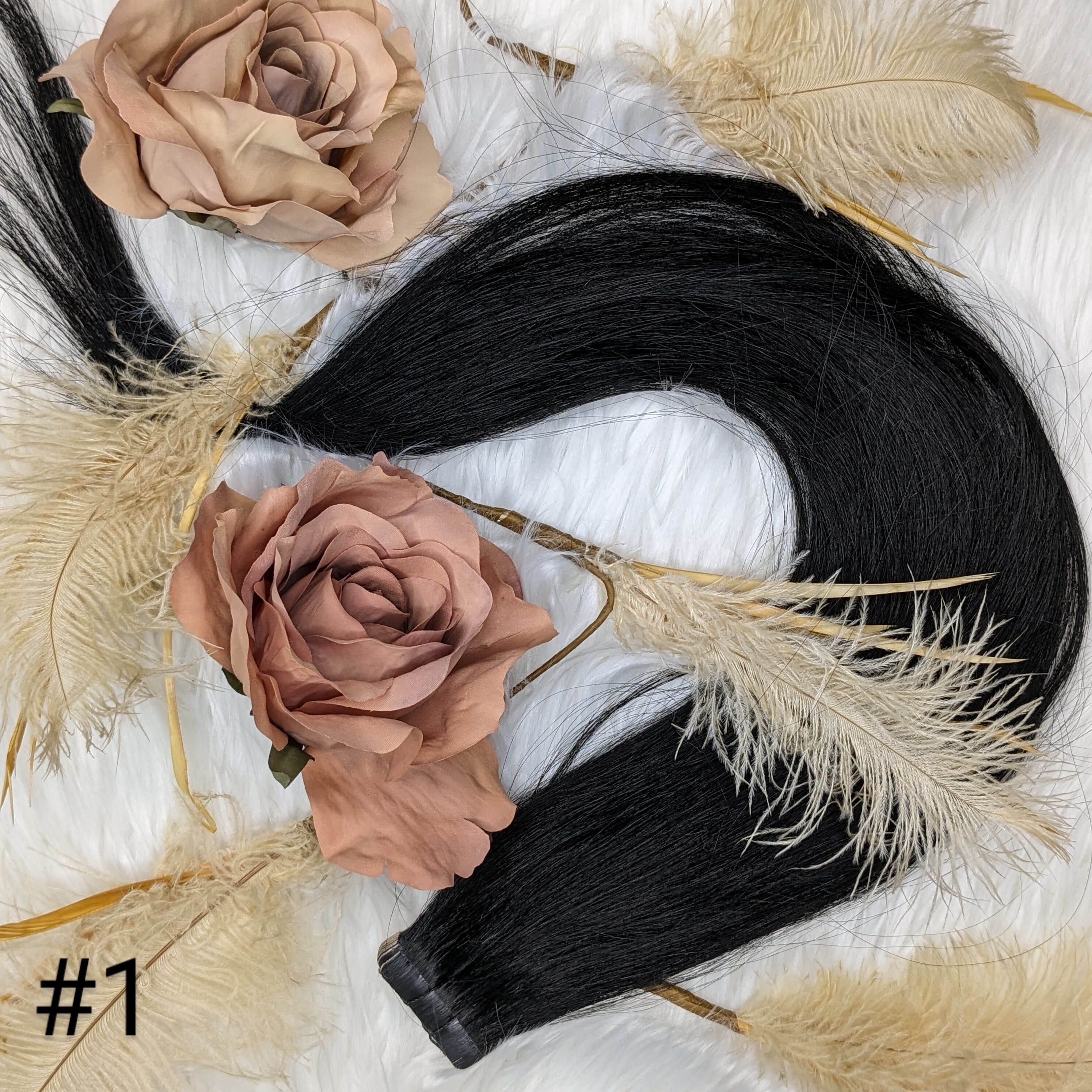 22" Russian Virgin Tape In Extensions – Free Color Match - Same-Day Install Las Vegas