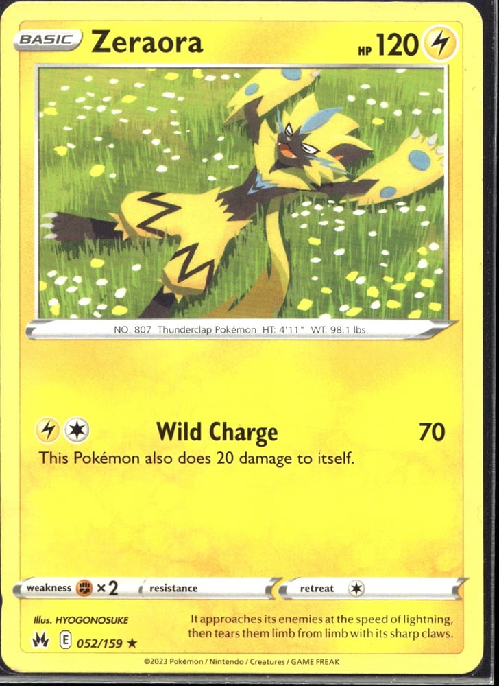 Zeraora - SWSH12.5 52/159