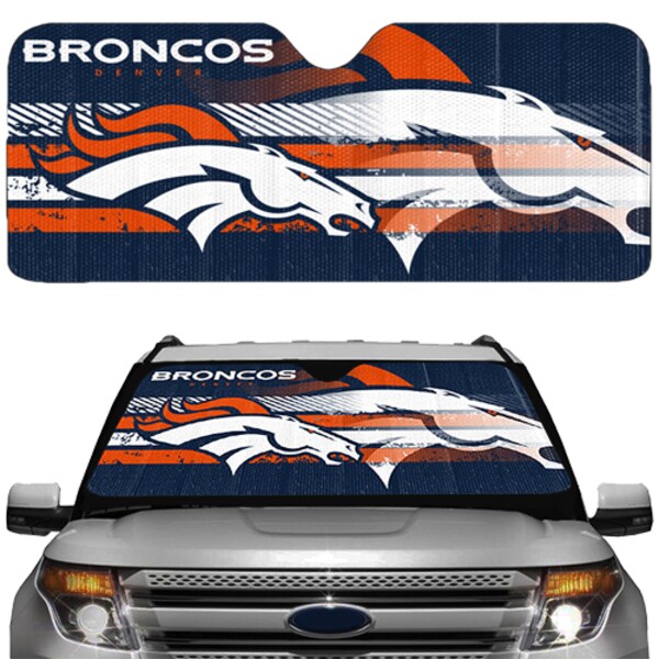 Denver Broncos Auto Sun Shade 59x27"