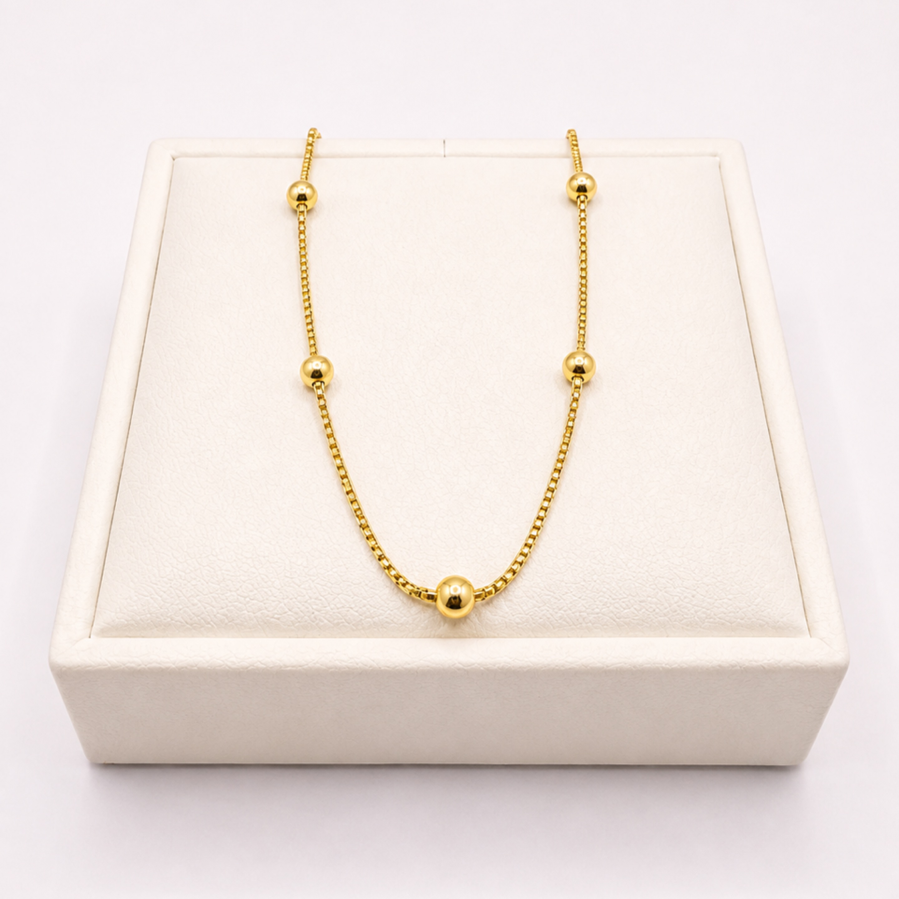 Gold Sphere Anklet 