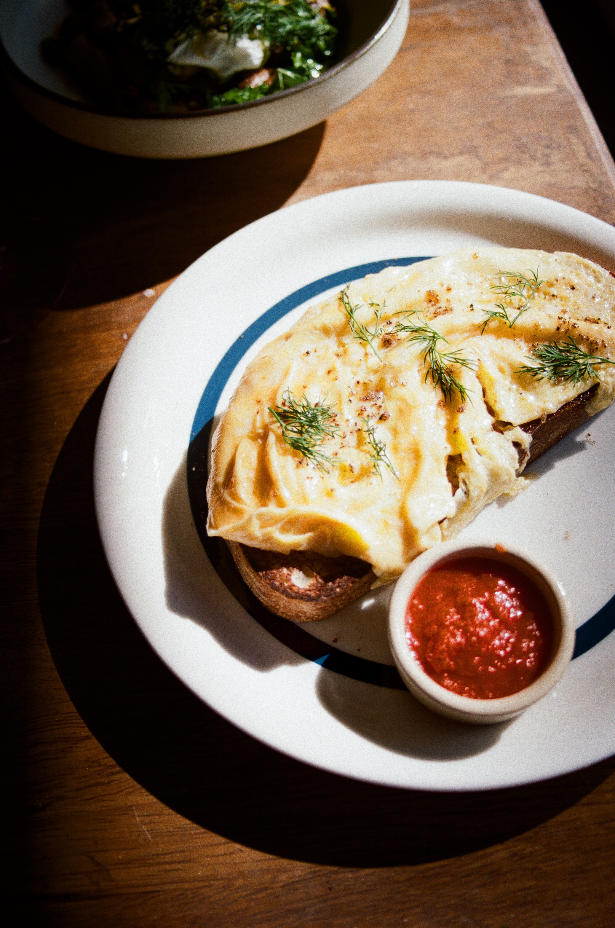 Organic Eggs On Toast