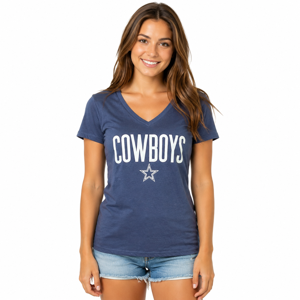 Dallas Cowboys Ladies Foil Shirt