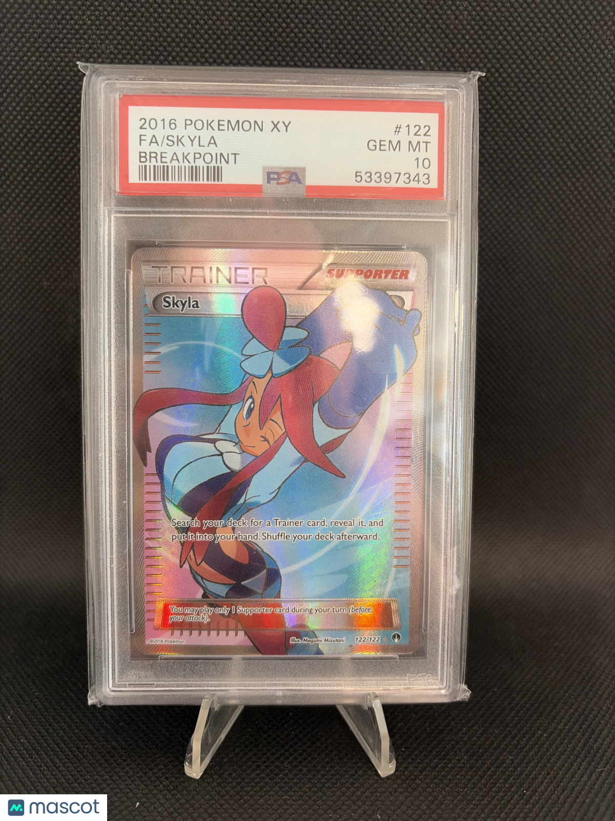 2016 Pokemon XY Breakpoint Skyla Breakpoint FA PSA 10 #122