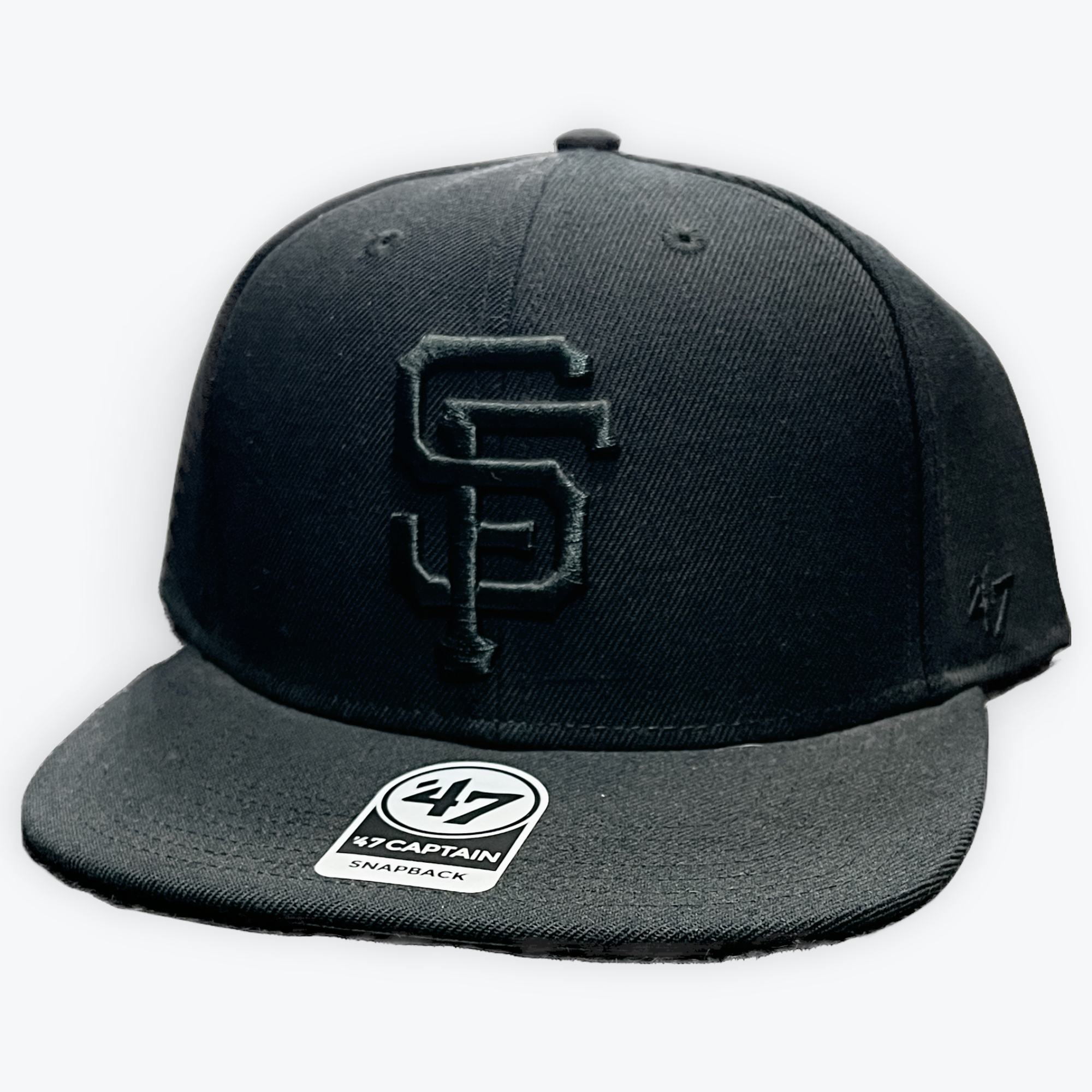 San Francisco Giants Blackout '47Brand Snapback Hat