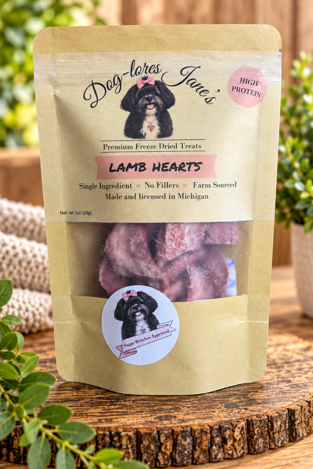 Lamb Hearts bag