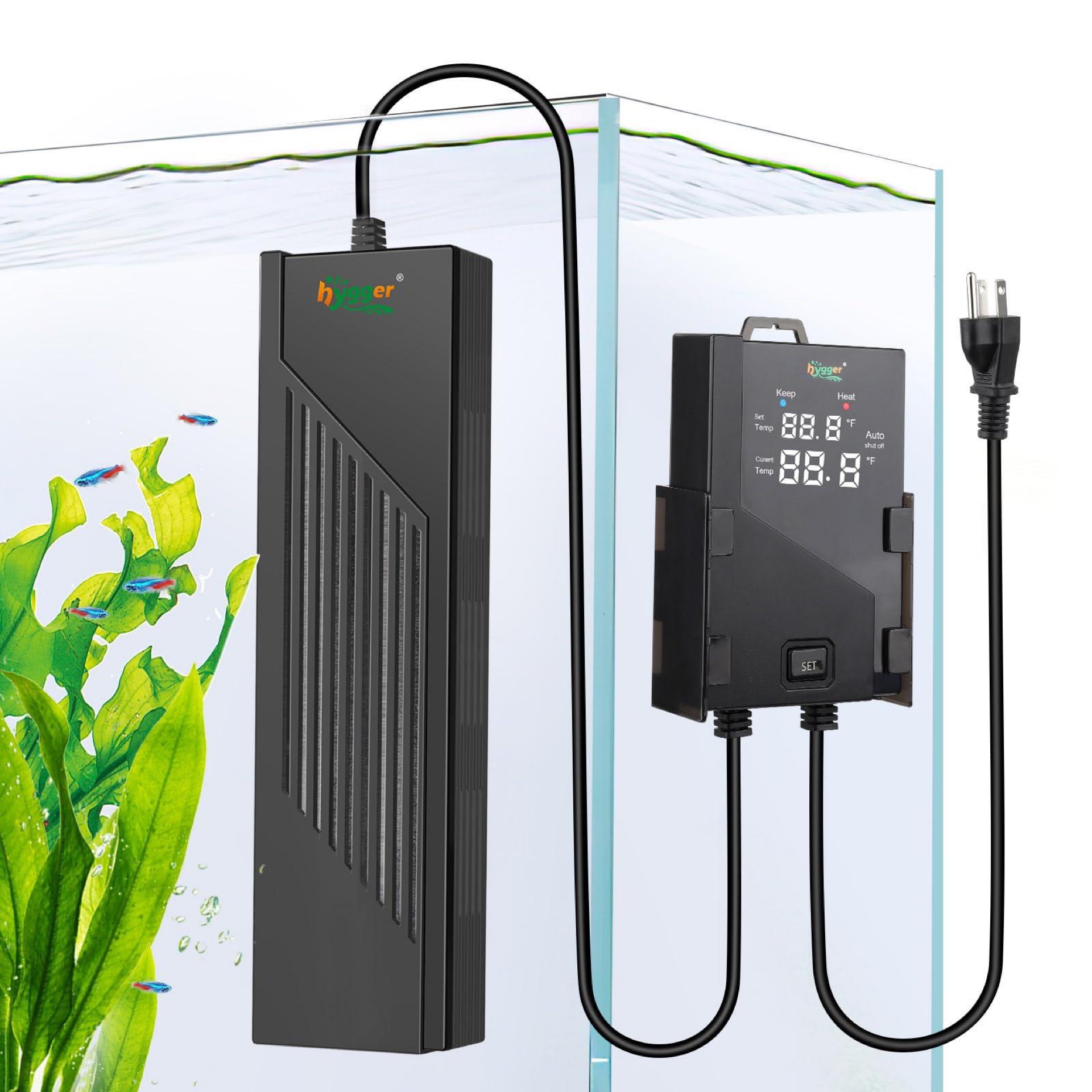 HGY0003 Hygger Black Hole Aquarium Heater