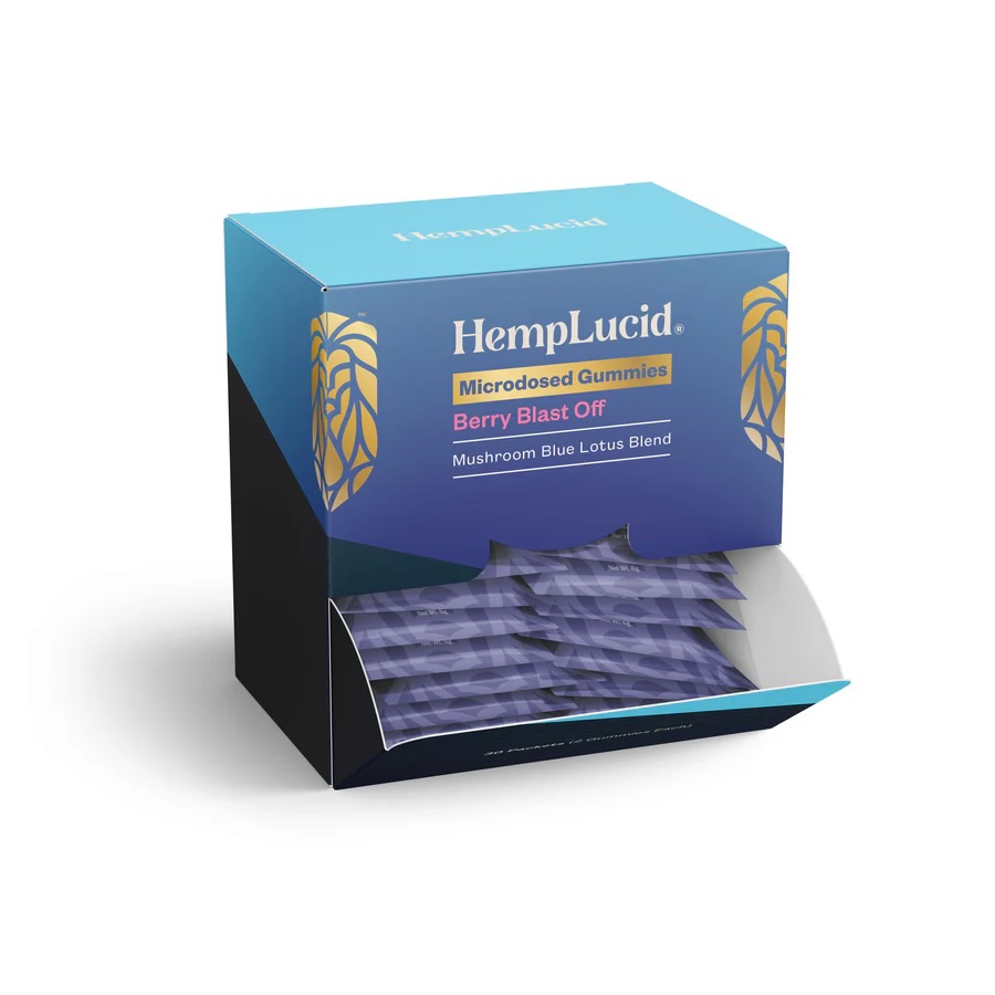Hemp Lucid Microdose Nootropics Gummies - Trips Strawberry 10ct