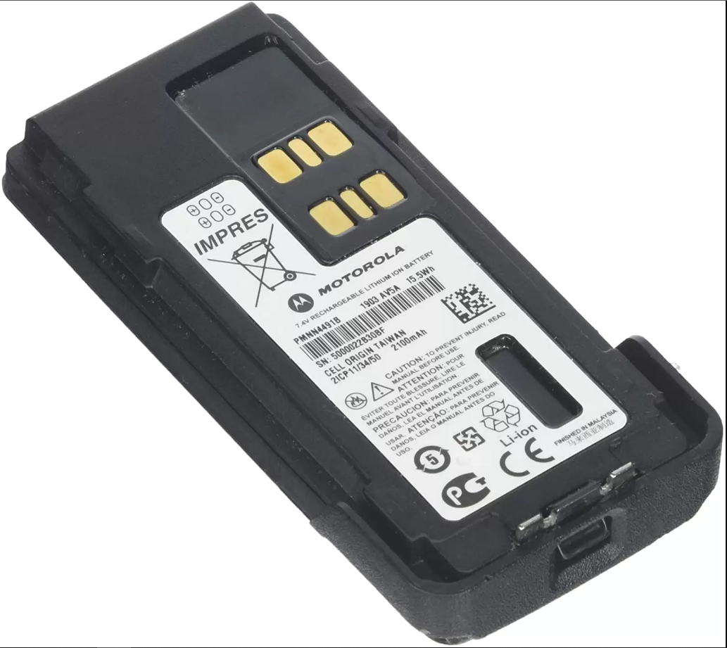 Motorola IMPRES 2100 mAh Li-Ion Slim Battery IP68 PMNN4491