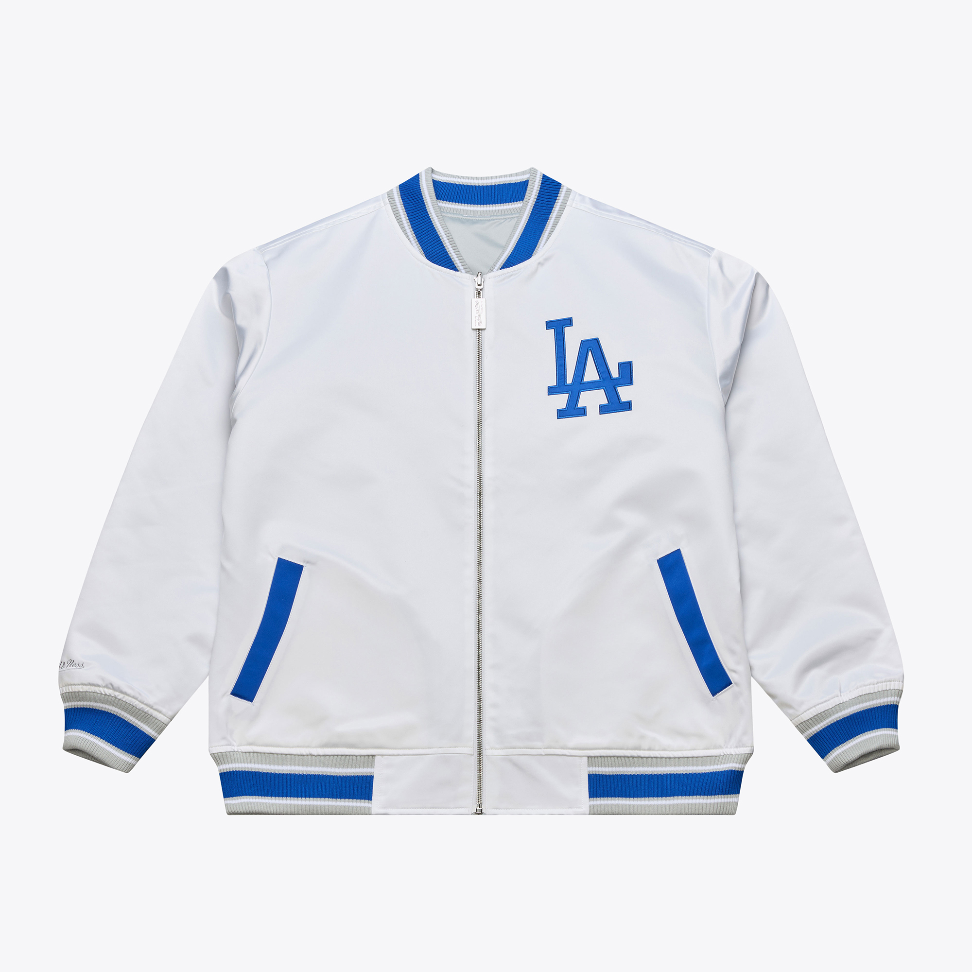 Los Angeles Dodgers Reversible Mitchell and Ness Satin Jacket