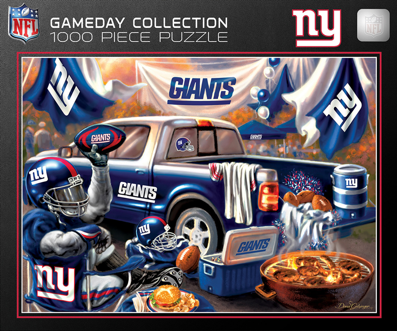 New York Giants 1000 Piece Gameday Design Puzzle