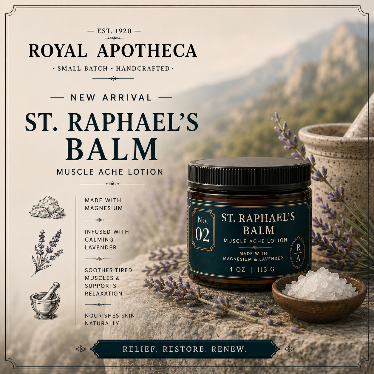 St. Rafael's Balm - No.2 - 4oz. Jar
