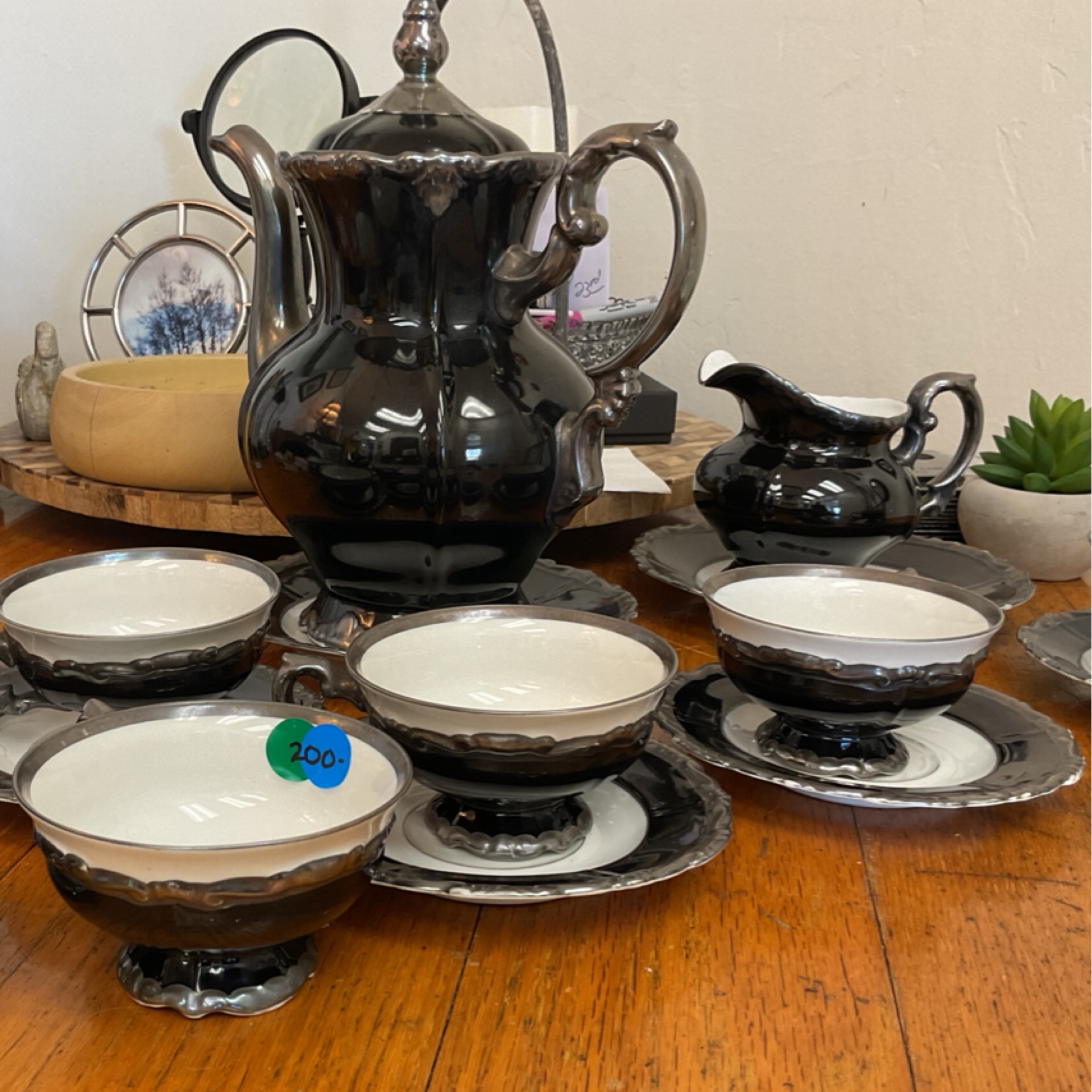 Black China Set
