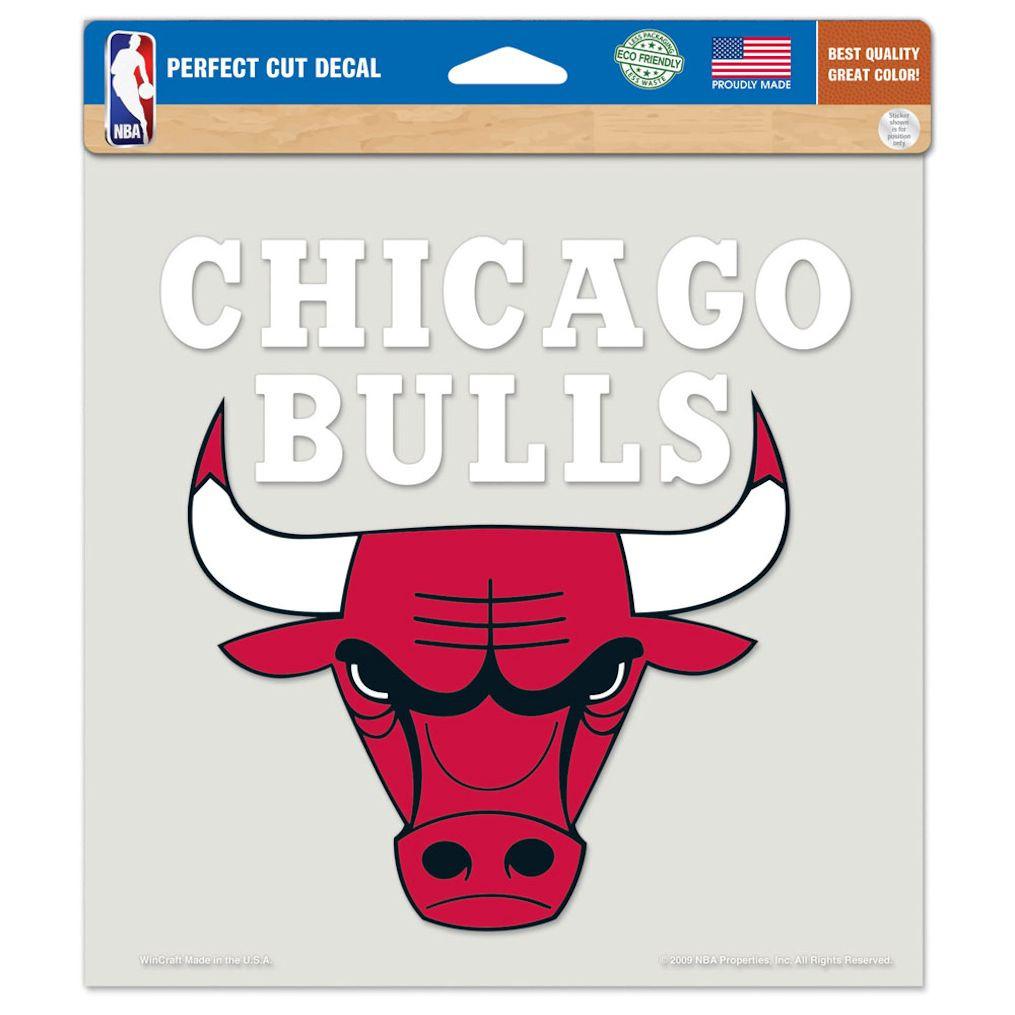 Chicago Bulls Perfect Cut Decal 8x8"