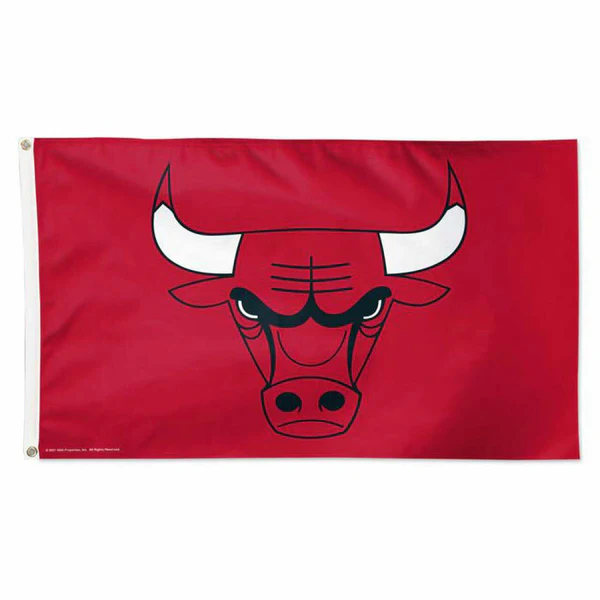 Chicago Bulls Red Flag 3x5'