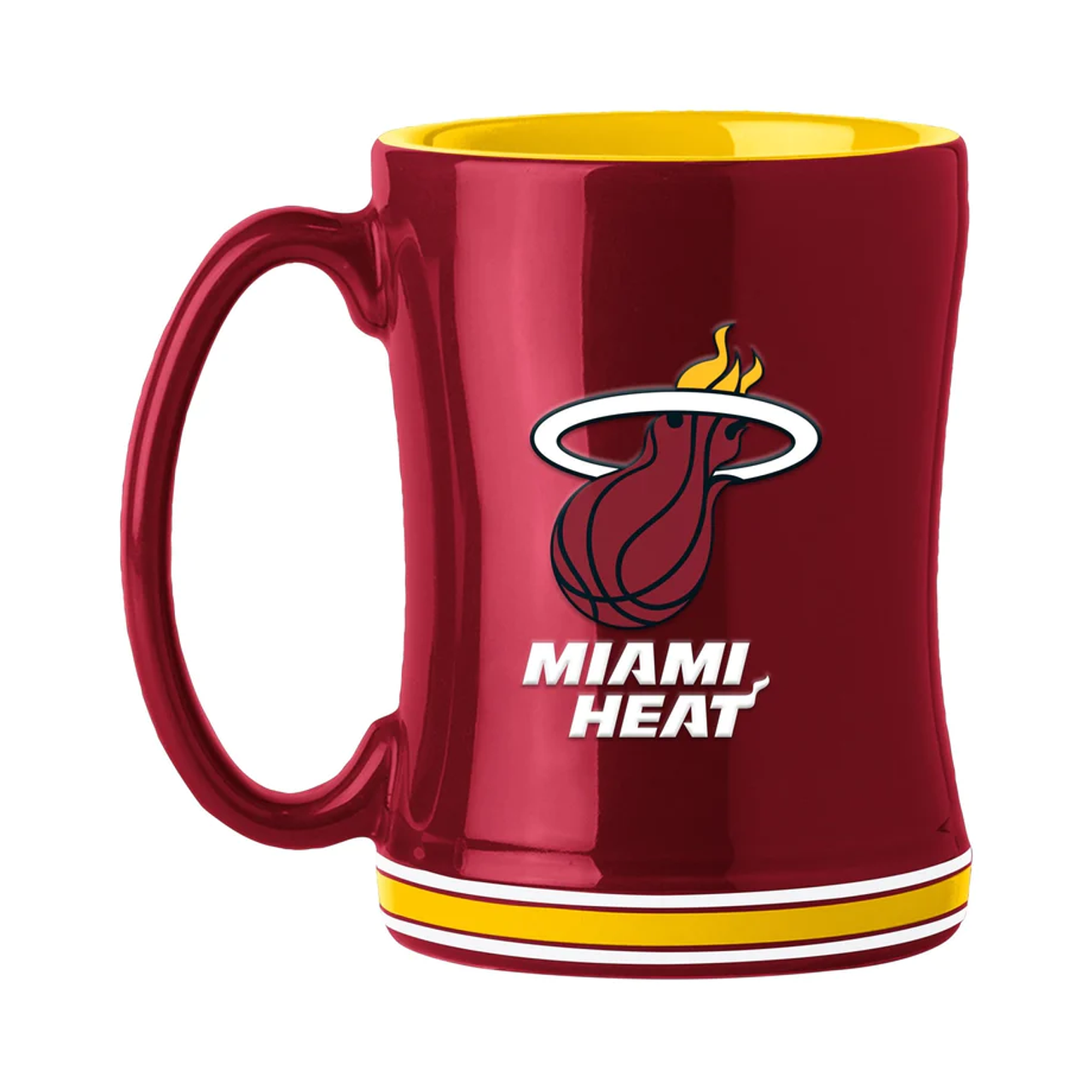 Miami Heat Sculpted Coffee Mug 14oz