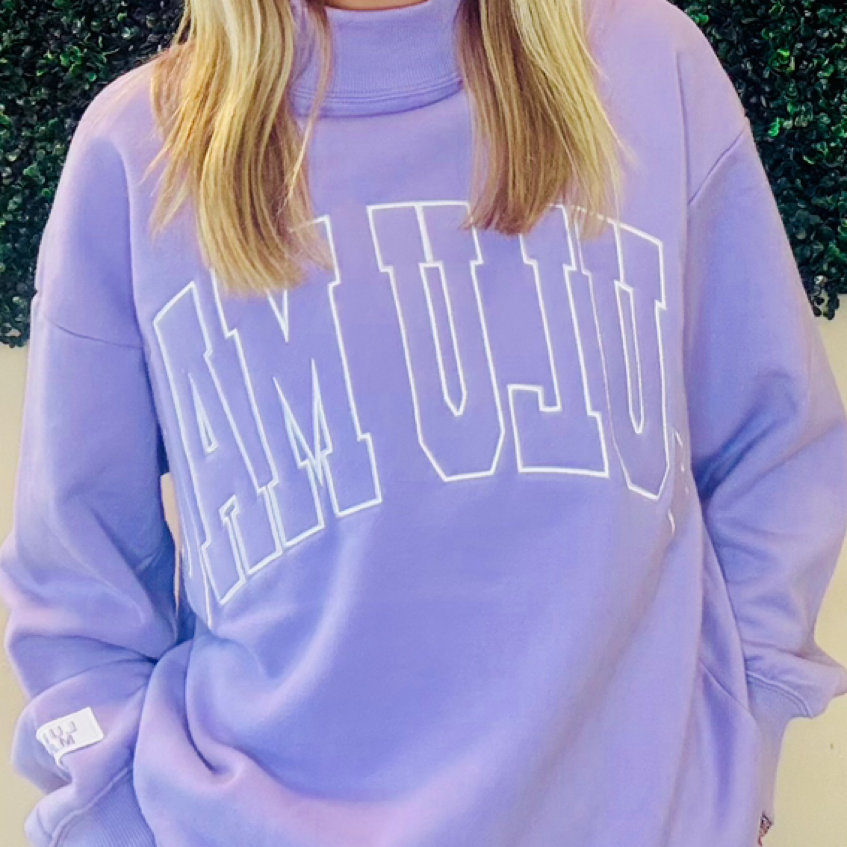 LuluMac terry mock necks — Bama Tan boutique, Tuscaloosa AL