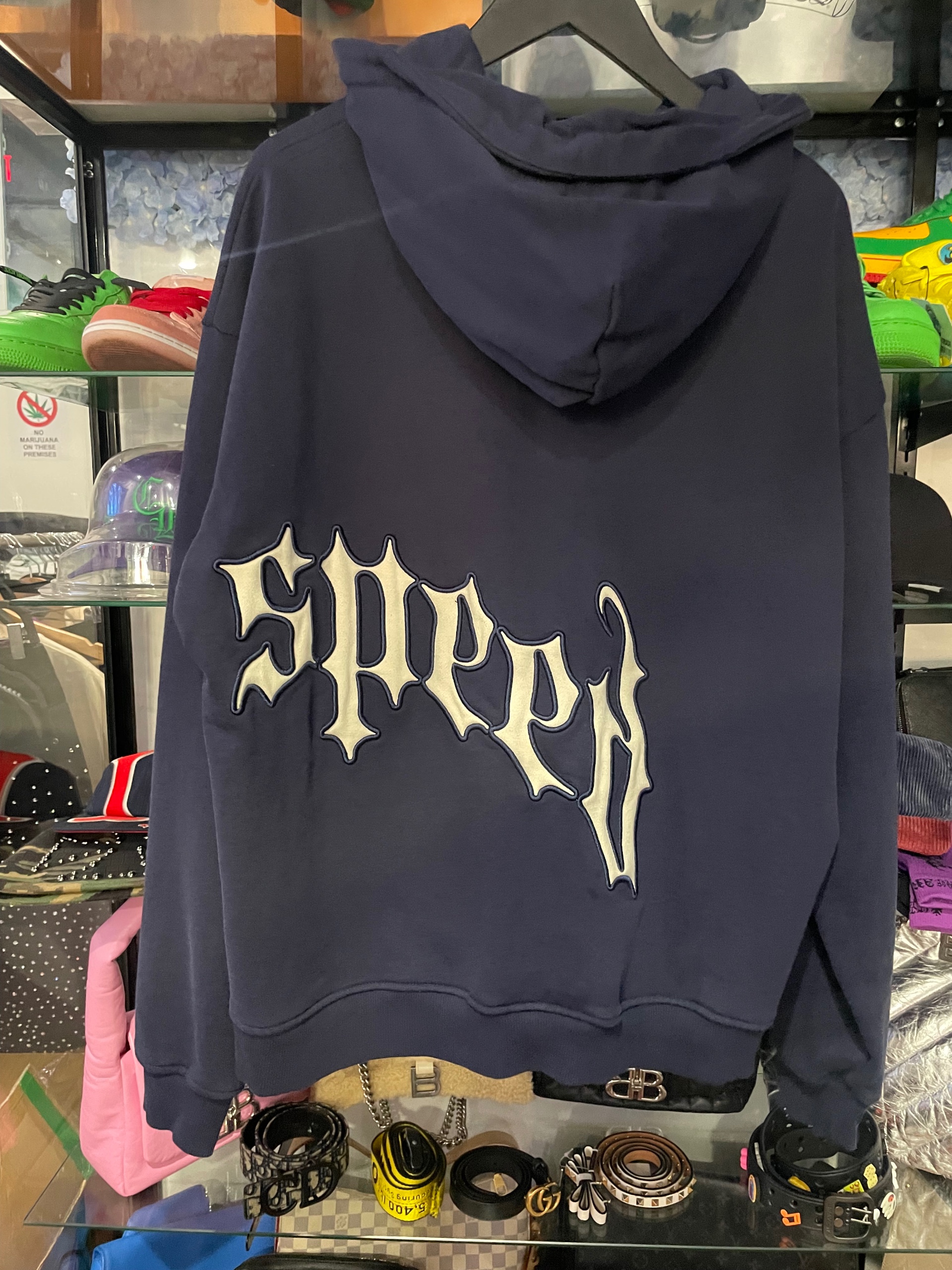 Godspeed blue with white logo size L (used), size L, used condition — photo 2 of 2