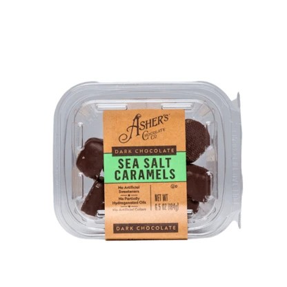 Ashers Milk Chocolate Sea Salt Caramel Freshpack 6.5 oz 6 Pack